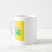 ただ 面白い 寂しい 暇だ コーヒーマグカップ (正面左)