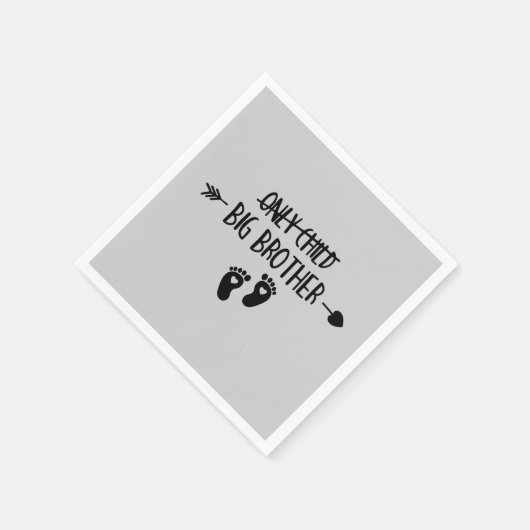 たった一人の子供が今ビッグブラザーを渡った スタンダードカクテルナプキン (角)