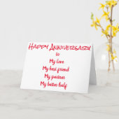 たった一人、あなたのことが私の心に響いたのよ！！ カード (黄色い花)