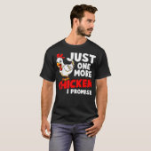 たった一羽だけもう一羽にわとりですよ、お約束します Farm Animals Tシャツ (正面フル)