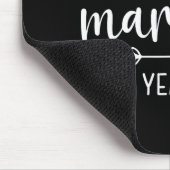 たった今結婚しましたおもしろいカップル夫婦妻20th Anniv マウスパッド (コーナー)