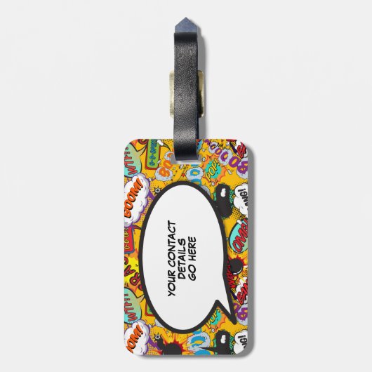 たった今結婚しましたおもしろいカラフルパーソナライズされた ラゲッジタグ (裏面縦)