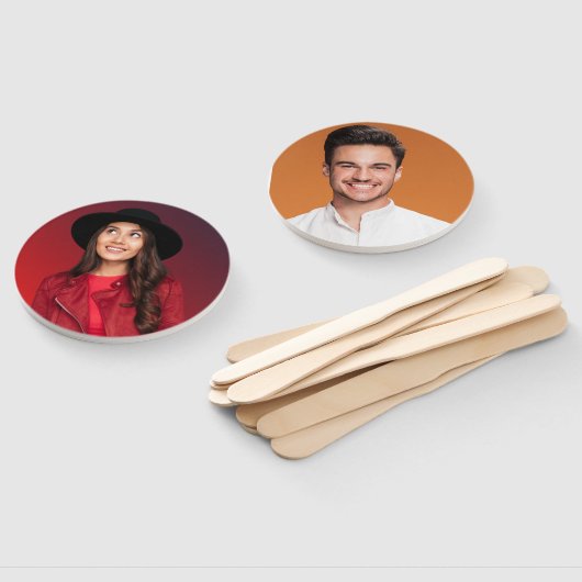 たった今結婚しましたさんそしてミセス |の結婚フォトモノグラム ハンドファン (組立なし)