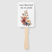 たった今結婚しましたさんそしてミセス |の結婚フローラ ハンドファン (正面)