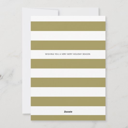 たった今結婚しましたと写真メリーホリデーカード シーズンカード (裏面)