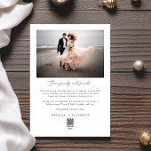 たった今結婚しましたと明るい新婚フォトクリスマス シーズンカード