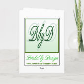 たった今結婚しましたのサンキューカード(2B) サンキューカード (裏面)