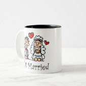 たった今結婚しましたのマグ ツートーンマグカップ (正面左)