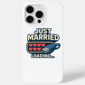 たった今結婚しましたのロードおもしろい – テク結婚ック iPhone 15 PRO MAXケース