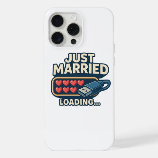たった今結婚しましたのロードおもしろい – テク結婚ック iPhone 15 PRO MAXケース