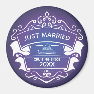 たった今結婚しましたの新婚旅行の巡航 マグネット