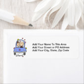 たった今結婚しましたの新郎新婦Tシャツ&ギフト ラベル (インサイチュ)