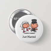 たった今結婚しましたの漫画ボタン 缶バッジ (正面&裏面)