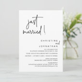 たった今結婚しましたの結婚エロペメント・ディナー・パーティー 招待状 (スタンド正面)