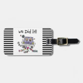 たった今結婚しましたの結婚式車 ラゲッジタグ (正面横)