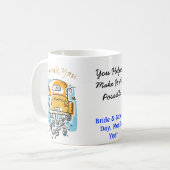 たった今結婚しましたは感謝していしていますマグ(2C) コーヒーマグカップ (正面左)