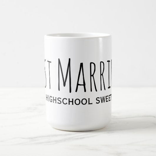 たった今結婚しましたは私の高校の恋人 コーヒーマグカップ (中央)