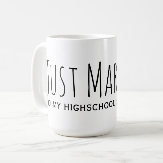 たった今結婚しましたは私の高校の恋人 コーヒーマグカップ (正面左)