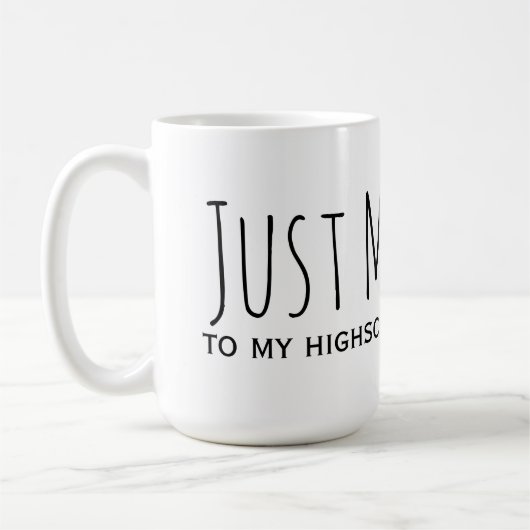 たった今結婚しましたは私の高校の恋人 コーヒーマグカップ (左)