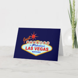 たった今結婚しましたインファブルラスベガス 案内状