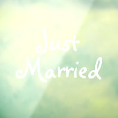 たった今結婚しましたウィンドウ記号 ウィンドウサイン (シート3)