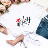 たった今結婚しましたウィーモダンエレガントシンプル Tシャツ