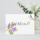 たった今結婚しましたウォーターカラーラベンダーとグリーンフローラ (スタンド正面)