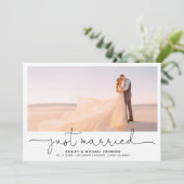 たった今結婚しましたエロペメント4フォト披露宴オンリーインビ 招待状 (スタンド正面)