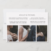 たった今結婚しましたエロペメント4フォト披露宴オンリーインビ 招待状 (裏面)