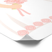 たった今結婚しましたカップルのポスター ポスター (角)