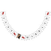 たった今結婚しましたカーバナー バンティングフラッグ (全)