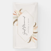 たった今結婚しましたカーバ結婚ナーのイベントサインC100 横断幕 (縦)