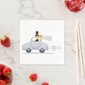 たった今結婚しましたカー紙ナプキンス スタンダードカクテルナプキン (インサイチュ)