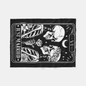 たった今結婚しましたザラバーズスケルトンカップルのマッチングH フリースブランケット (正面(横))