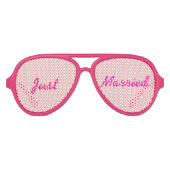 たった今結婚しましたシェード アビエーターサングラス (正面)