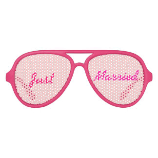 たった今結婚しましたシェード アビエーターサングラス