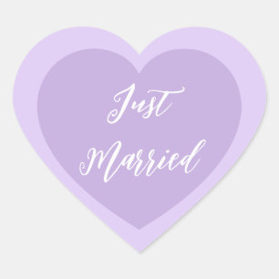 たった今結婚しましたシール ハートシール