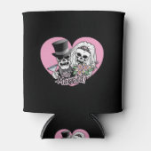 たった今結婚しましたスカル 缶クーラー (正面)