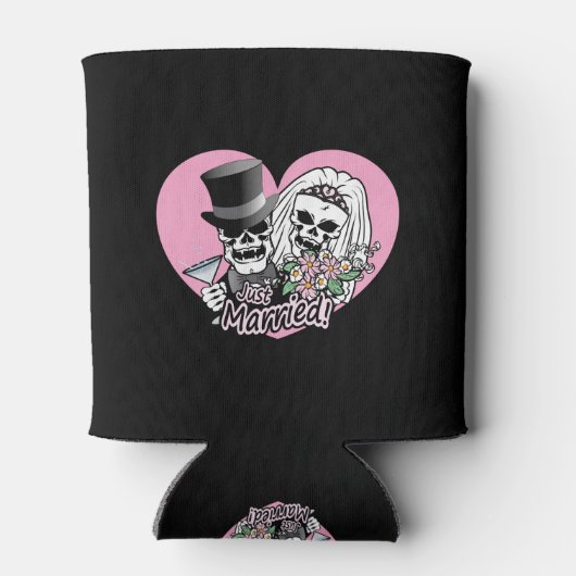 たった今結婚しましたスカル 缶クーラー (裏面)