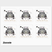 たった今結婚しましたスズ缶結婚のシール スクエアシール (シート)