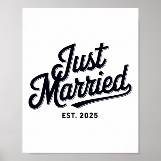 たった今結婚しましたス結婚ト2025年の妻ブリッド夫妻 ポスター (正面)