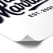 たった今結婚しましたス結婚ト2025年の妻ブリッド夫妻 ポスター (角)