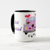 たった今結婚しましたツートーンコーヒーマグ マグカップ (正面左)