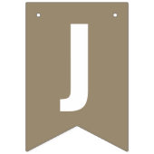 たった今結婚しましたニュートラルベージュボホバンティングフラグ バンティングフラッグ (第2の旗)