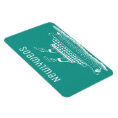 たった今結婚しましたニューリ結婚ウェズクルーズキャビンドア マグネット (右側)