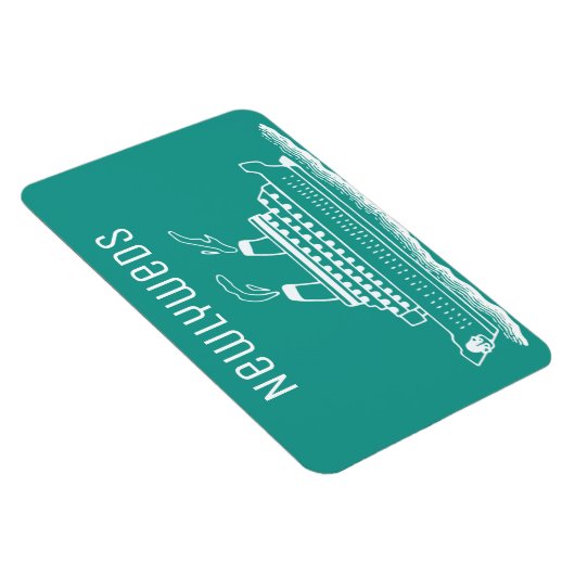 たった今結婚しましたニューリ結婚ウェズクルーズキャビンドア マグネット (右側)