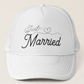 たった今結婚しましたハート キャップ (正面)