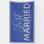 たった今結婚しましたバナー 横断幕 (縦)