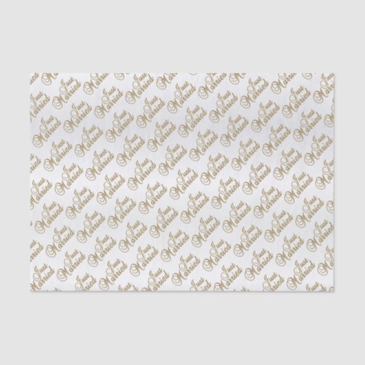 たった今結婚しましたパターン 薄葉紙 (正面)