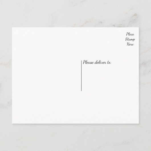 たった今結婚しましたピ結婚ンクの告知愛 案内ポストカード (裏面)